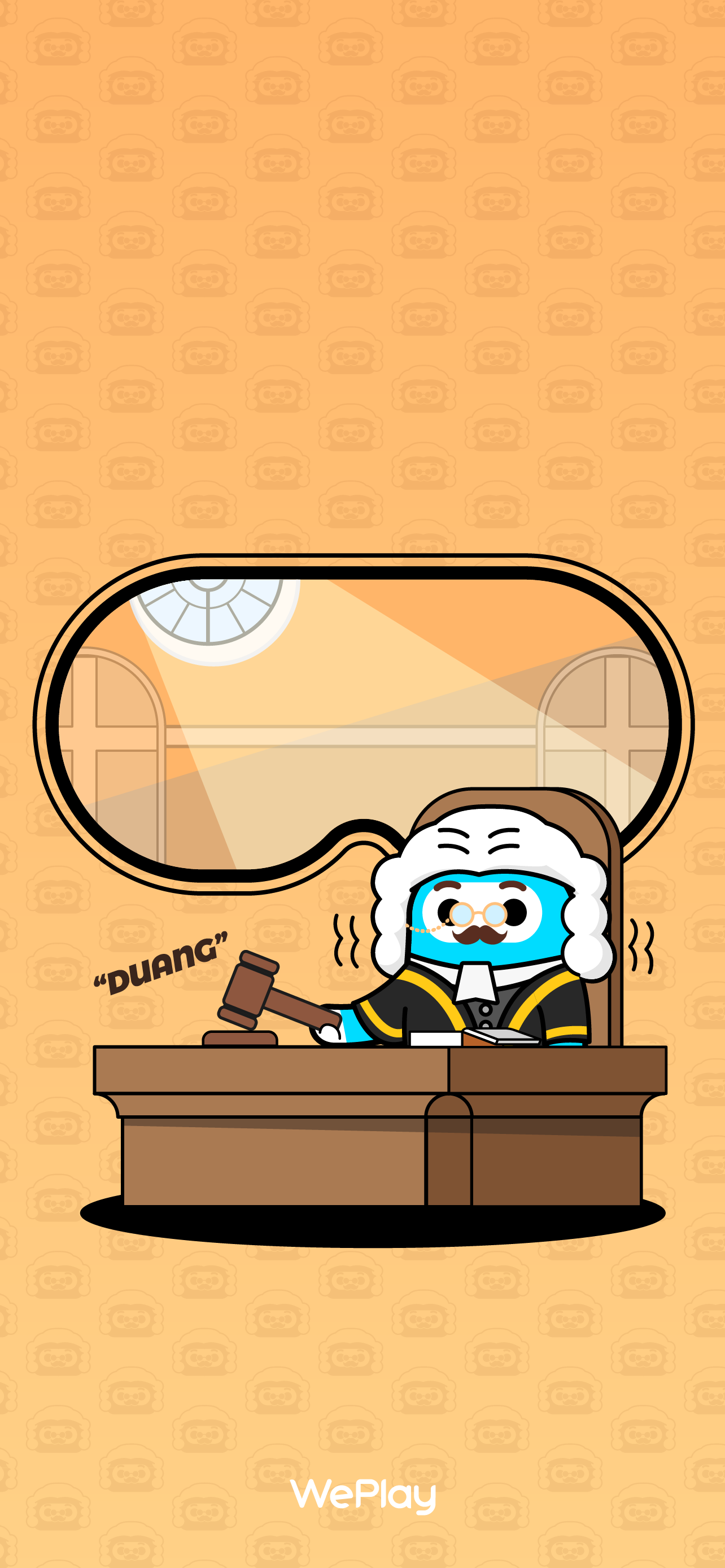 Wig bergerak tidak alami