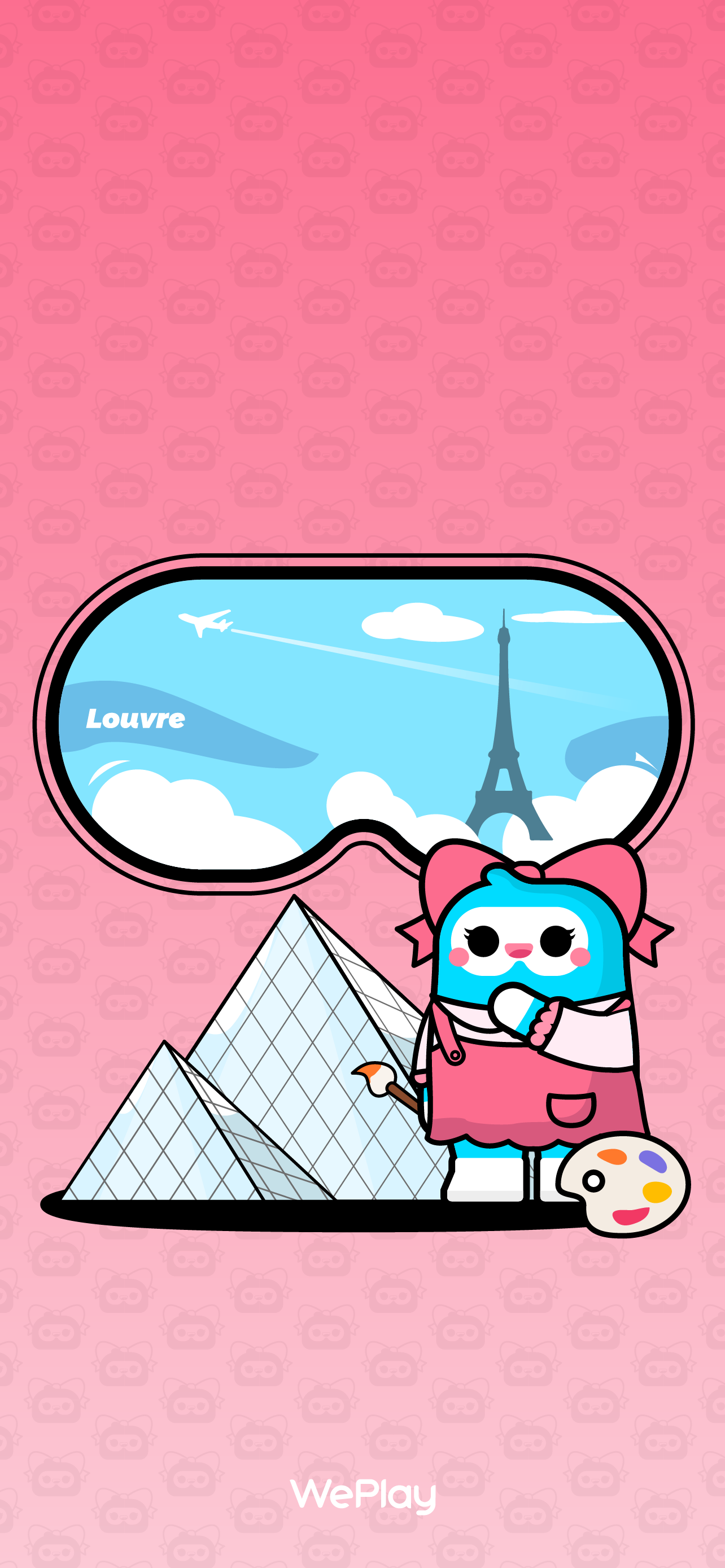 Aku bermimpi punya pameran lukisan di Louvre