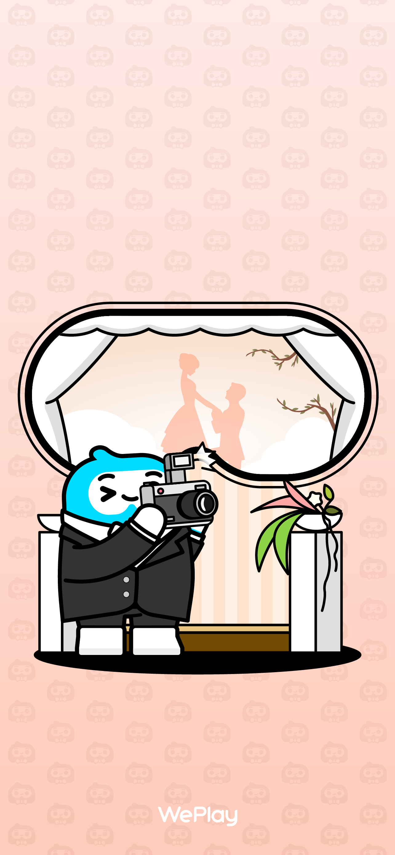 Will akan mengambil foto saat MC memandu pernikahan